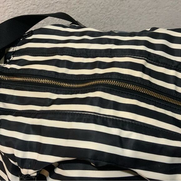 Kate Spade New York Women's Classic Nylon Stevie Striped Diaper Bag Size Large - Picture 9 of 16